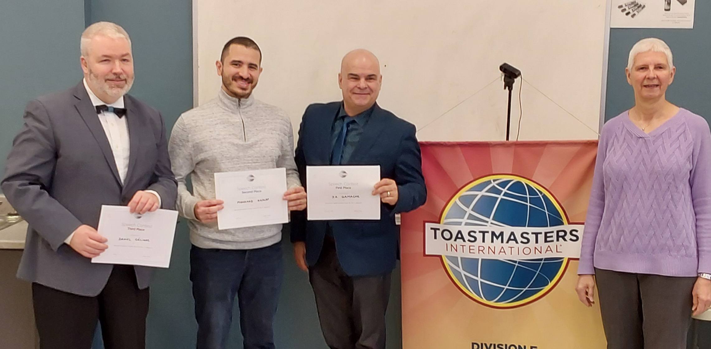 Gagnants au concours du secteur 54